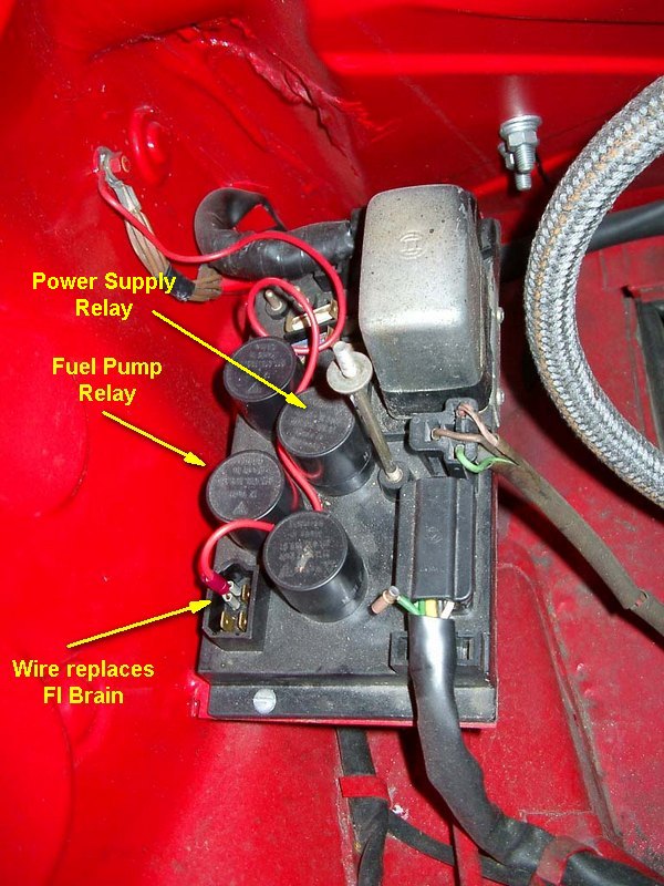 Porsche 914 Fuel Pump Relay Location